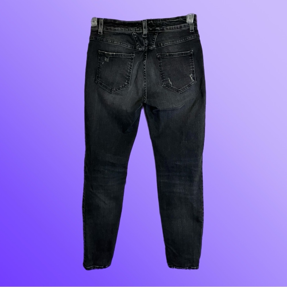 Closed Italian Jeans Skinny Baker Black Organic Cotton Ankle Crop Size 27 - Picture 6 of 12